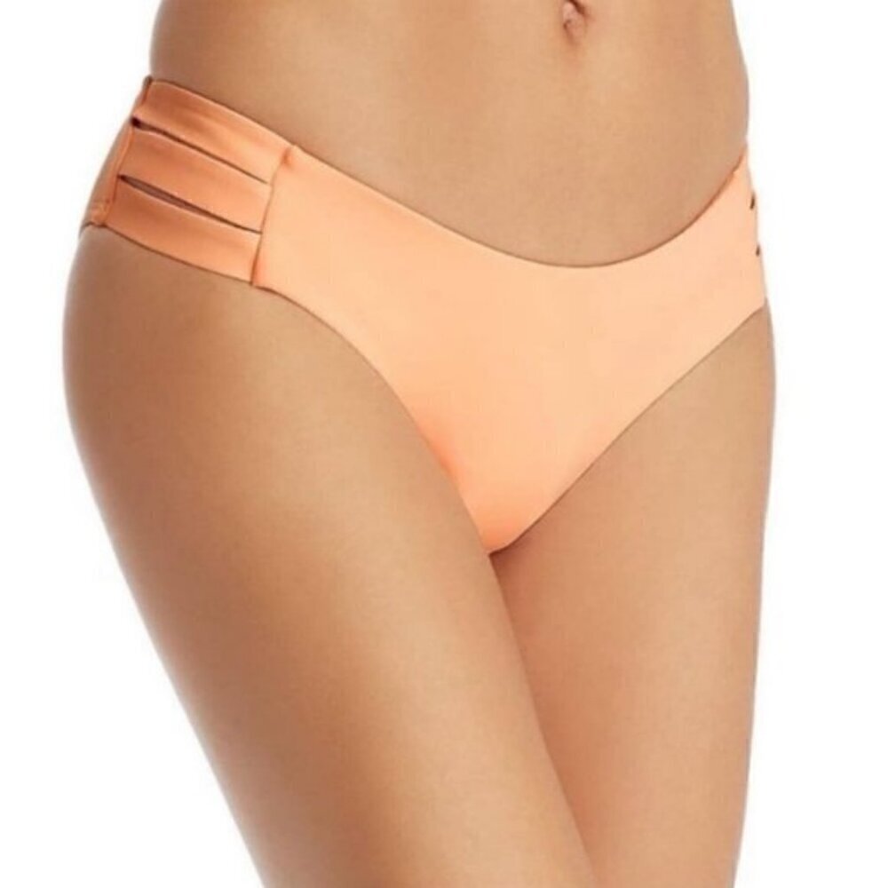 Vitamin A Emelia Triple Strap Bikini Bottoms SMALL NWT